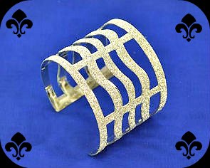 BRECELET RIGIDE ARGENTE