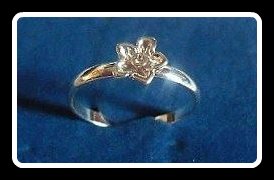 NOUVEAU  bague fleur